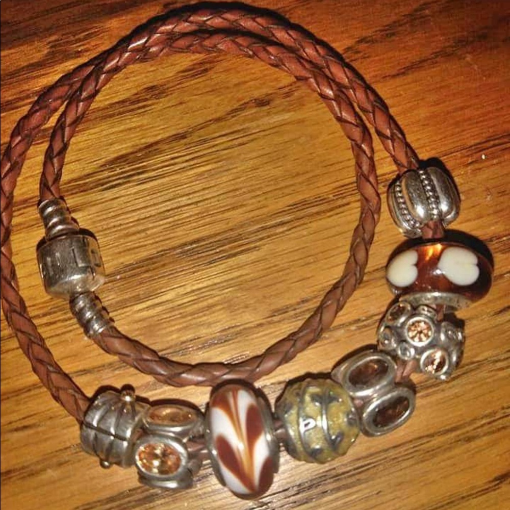 Pandora wrap around with charms